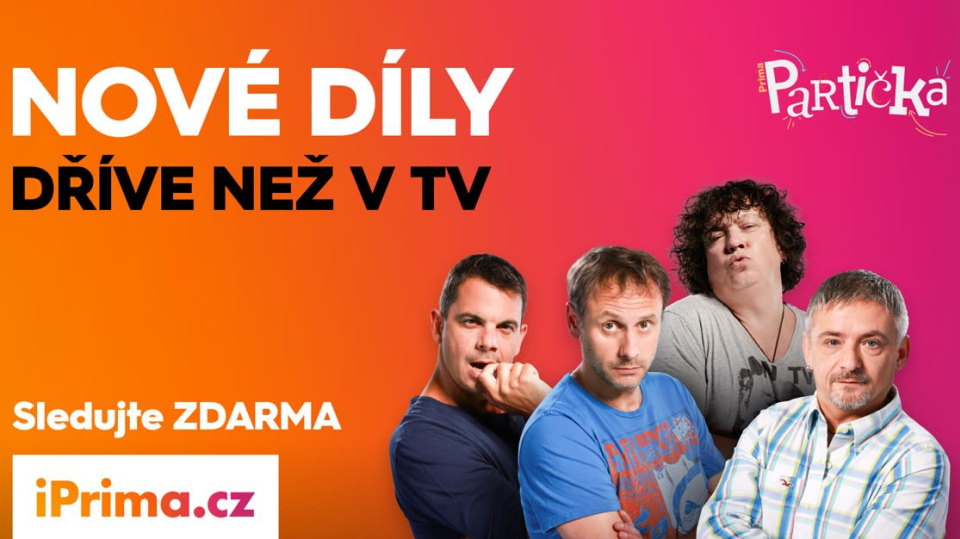 Díly Partičky dříve než v TV najdete v archivu iPrima.cz.